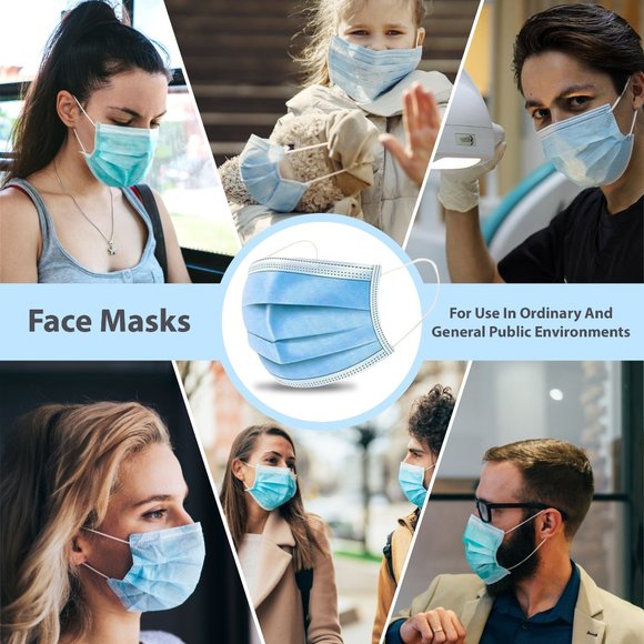 Disposable Protective Face Mask, 50 Per Box - Picture 4 of 7